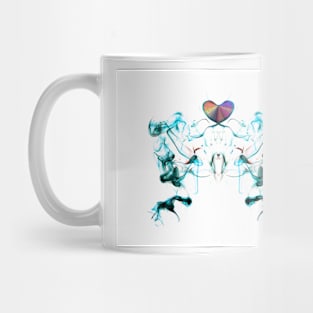 Unique and organic Smoke Art Abstract design Mug